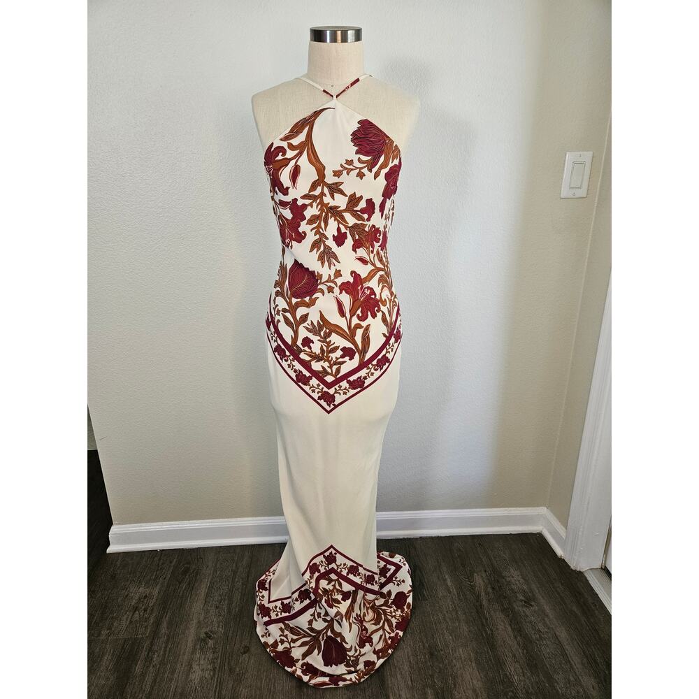 NWOT Rococo Sand Bias Halter Maxi Dress, Size S - Picture 3 of 12